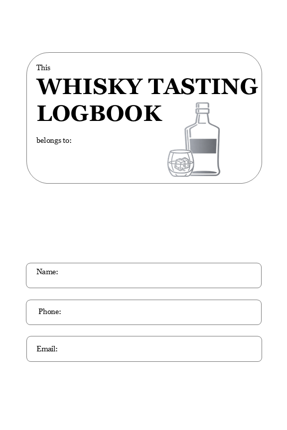 Whisky Tasting Logbook interior sample 1